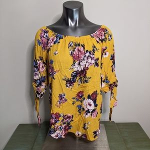 Kaii Off the Shoulder Floral Top